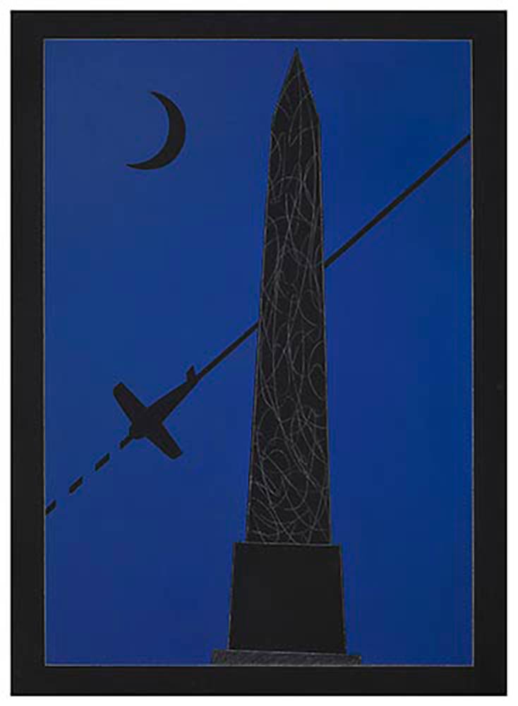 Franco angeli: Quadro Art Decò Obelisco del XX Secolo. Opera originale e disponibile - Robertaebasta® Art Gallery opere d’arte esclusive.